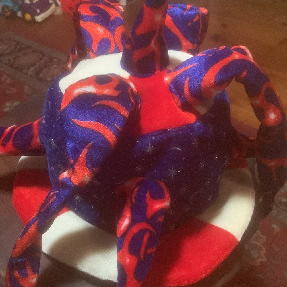 Ready for the 4th - This patriotic Jester Hat is Sparkly Red, White and Blue